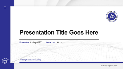 Andong National University Thesis Proposal/Graduation Defense PPT Template
